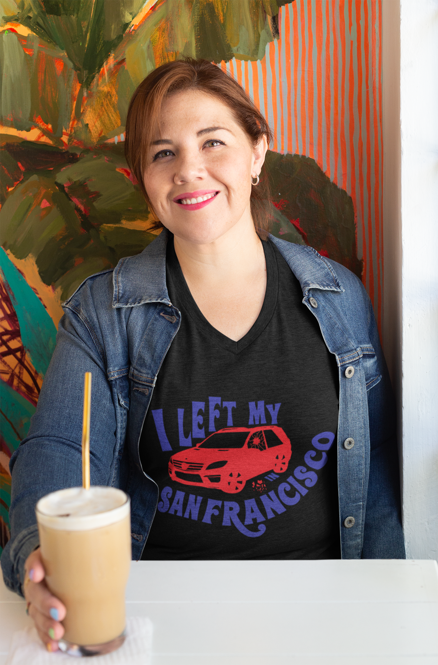 I Left My Broken Window in San Francisco Women's V-Neck