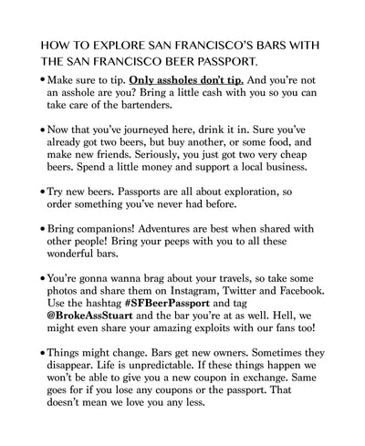 San Francisco Beer Passport (2024)