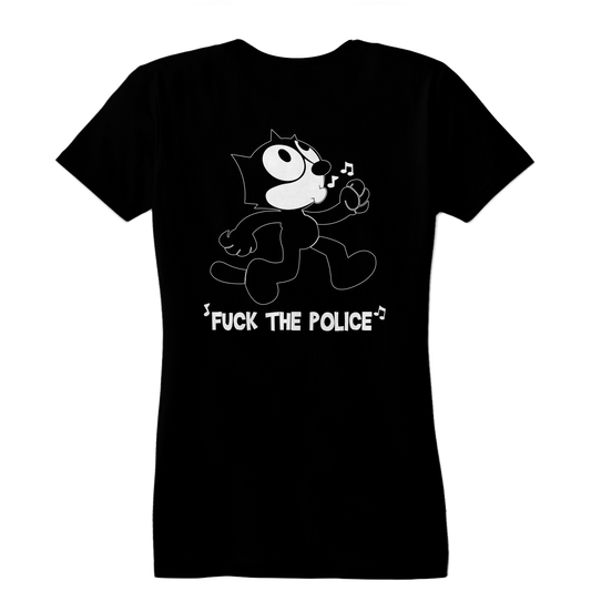 Felix the Cat "Fuck the Police" Women's Shirt