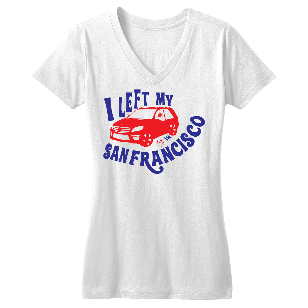 I Left My Broken Window in San Francisco Women's V-Neck