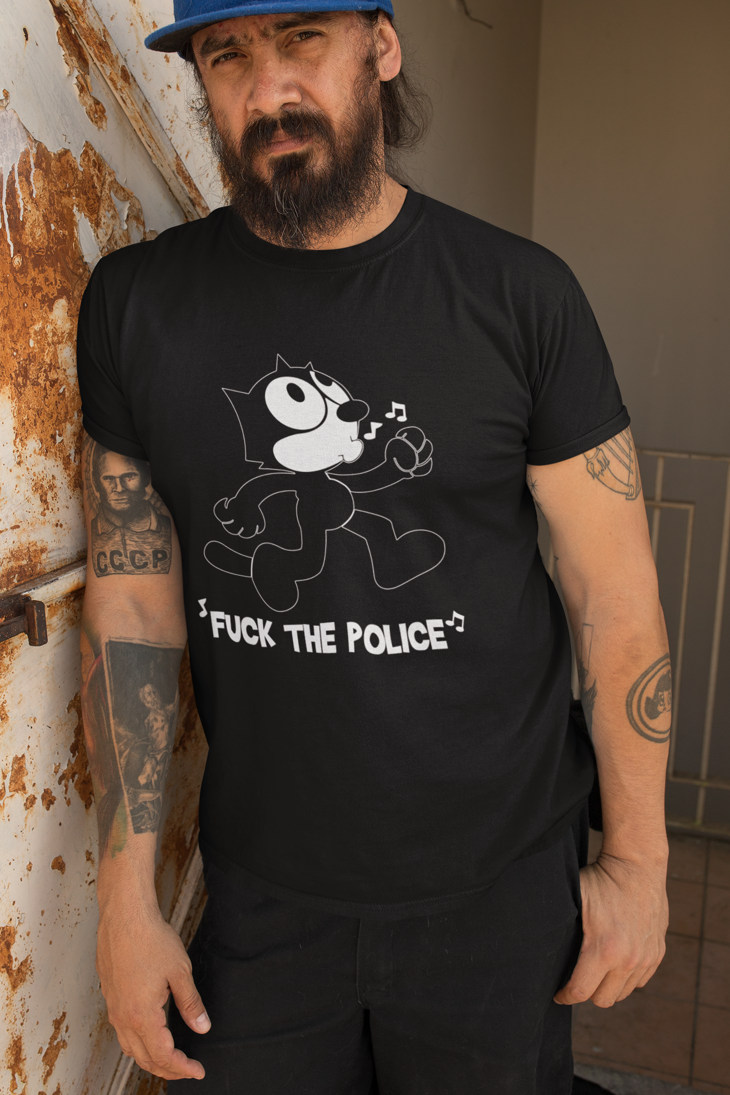 Felix the Cat " Fuck the Police" Shirt